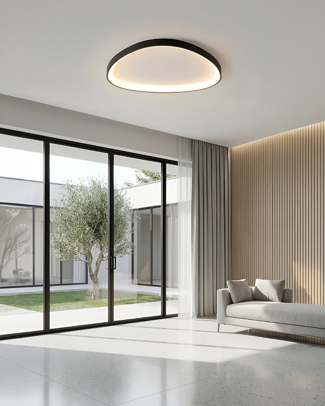 Pinnacle LED Plafondlamp – Minimalistische Moderne Plafondverlichting met Subtiele Verfijning