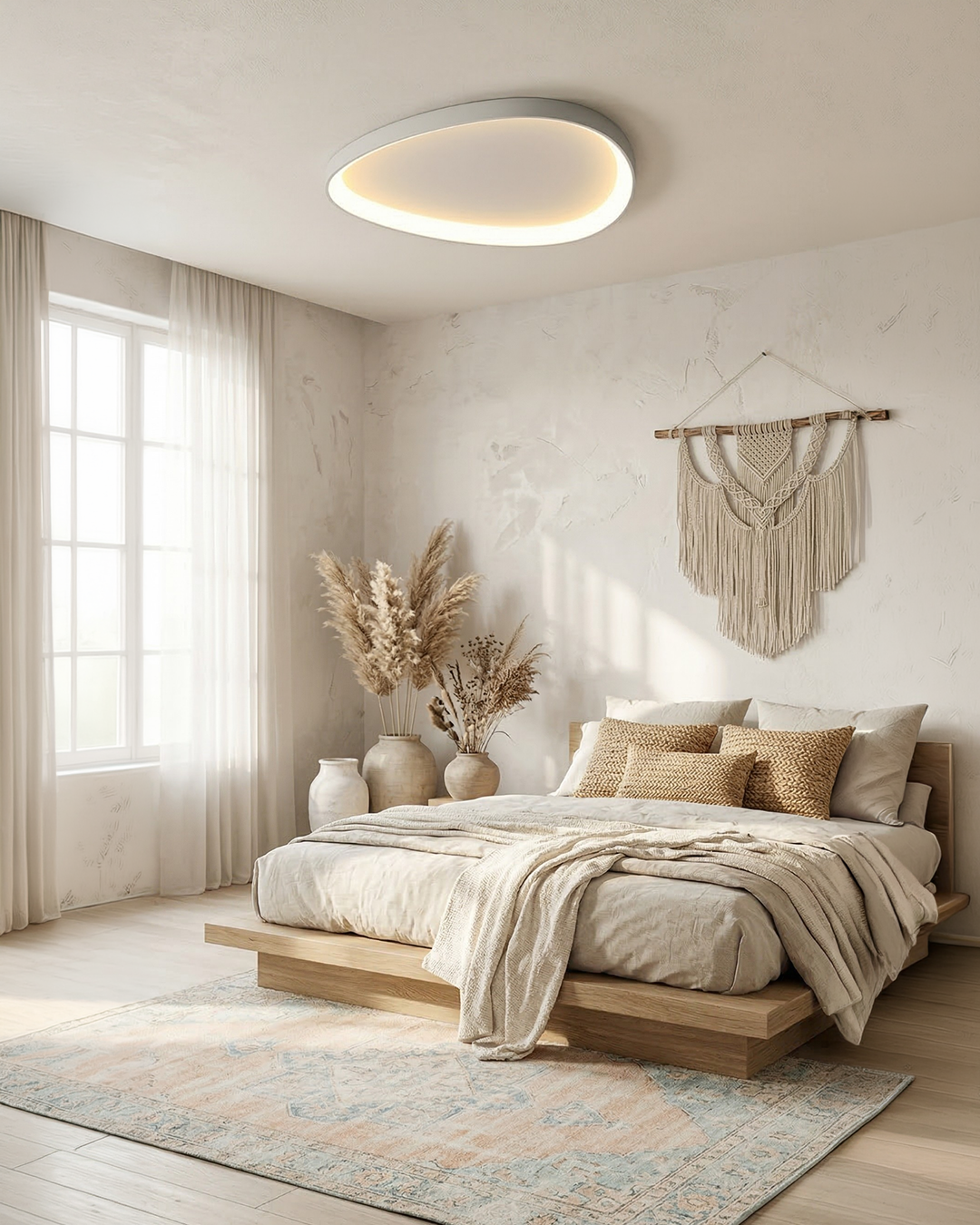 Pinnacle LED Plafondlamp – Minimalistische Moderne Plafondverlichting met Subtiele Verfijning