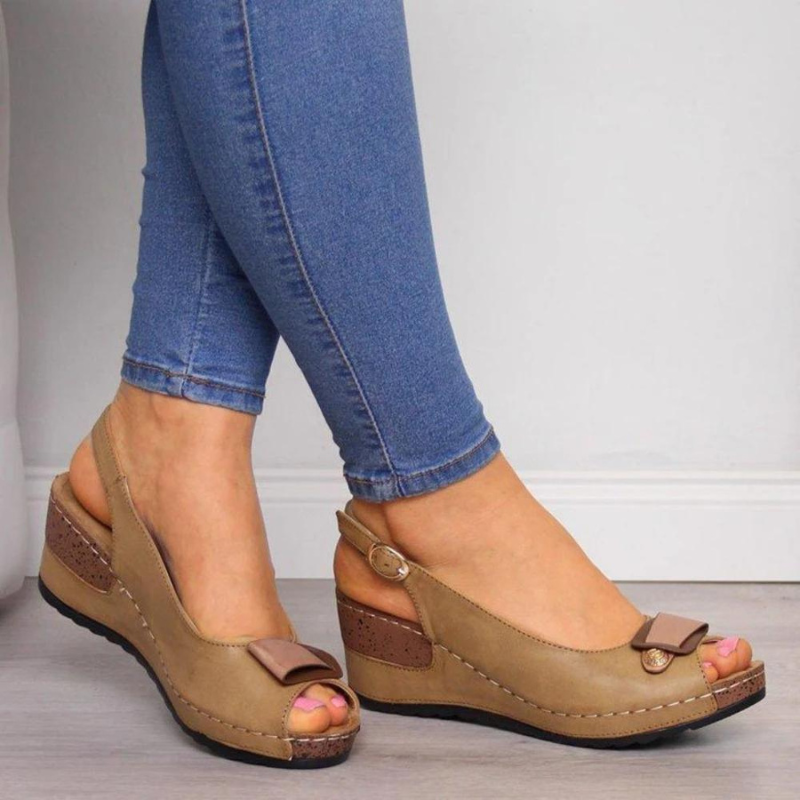 Orthopedische Sandalen met Sleehak voor Comfortabele Voetondersteuning - StudioMarella