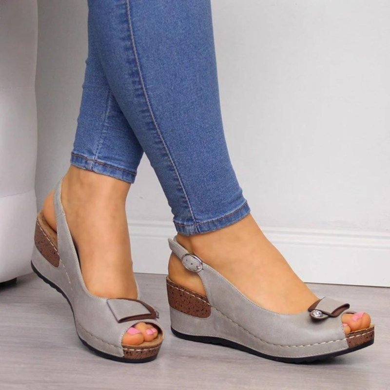 Orthopedische Sandalen met Sleehak voor Comfortabele Voetondersteuning