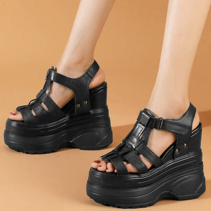 Vrouwelijke Platform Schoenen met Hoge Hak - StudioMarella