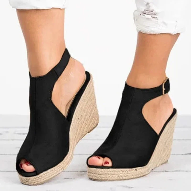 Platform Sandalen voor Vrouwen met Bloemenpatroon - StudioMarella