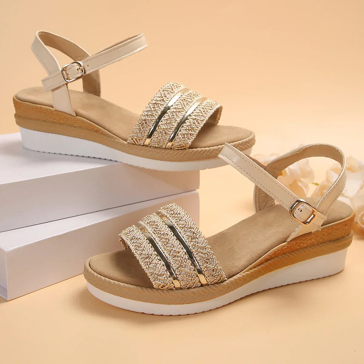 Wedge Sandalen voor Vrouw Zaya Comfortabel