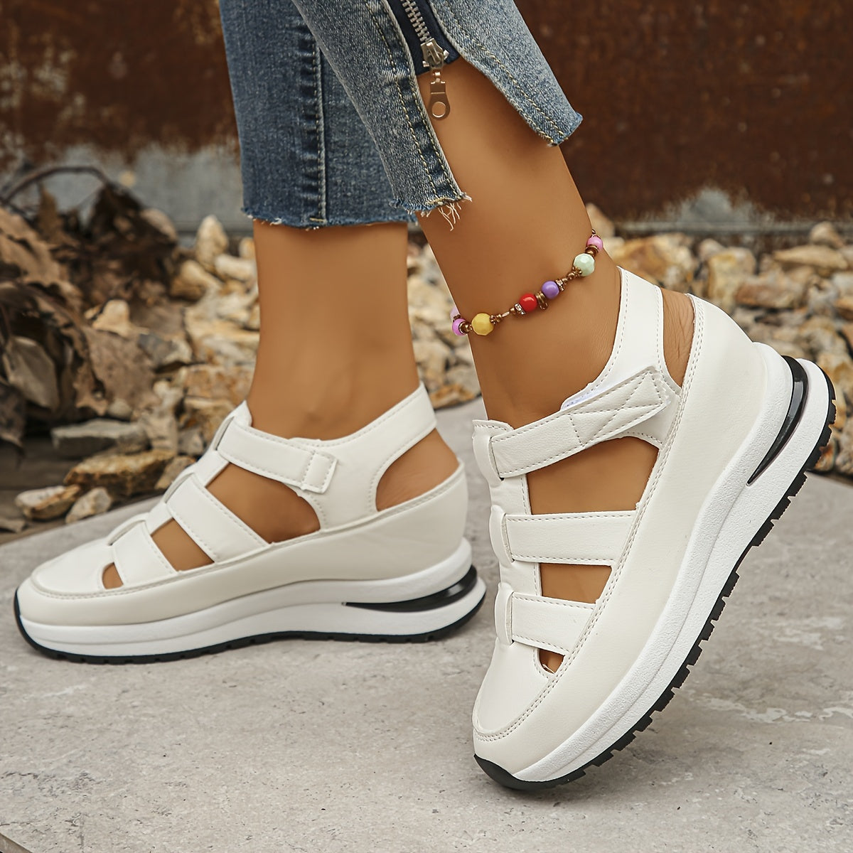 Dames Platform Sandalen Comfortabele Pasvorm