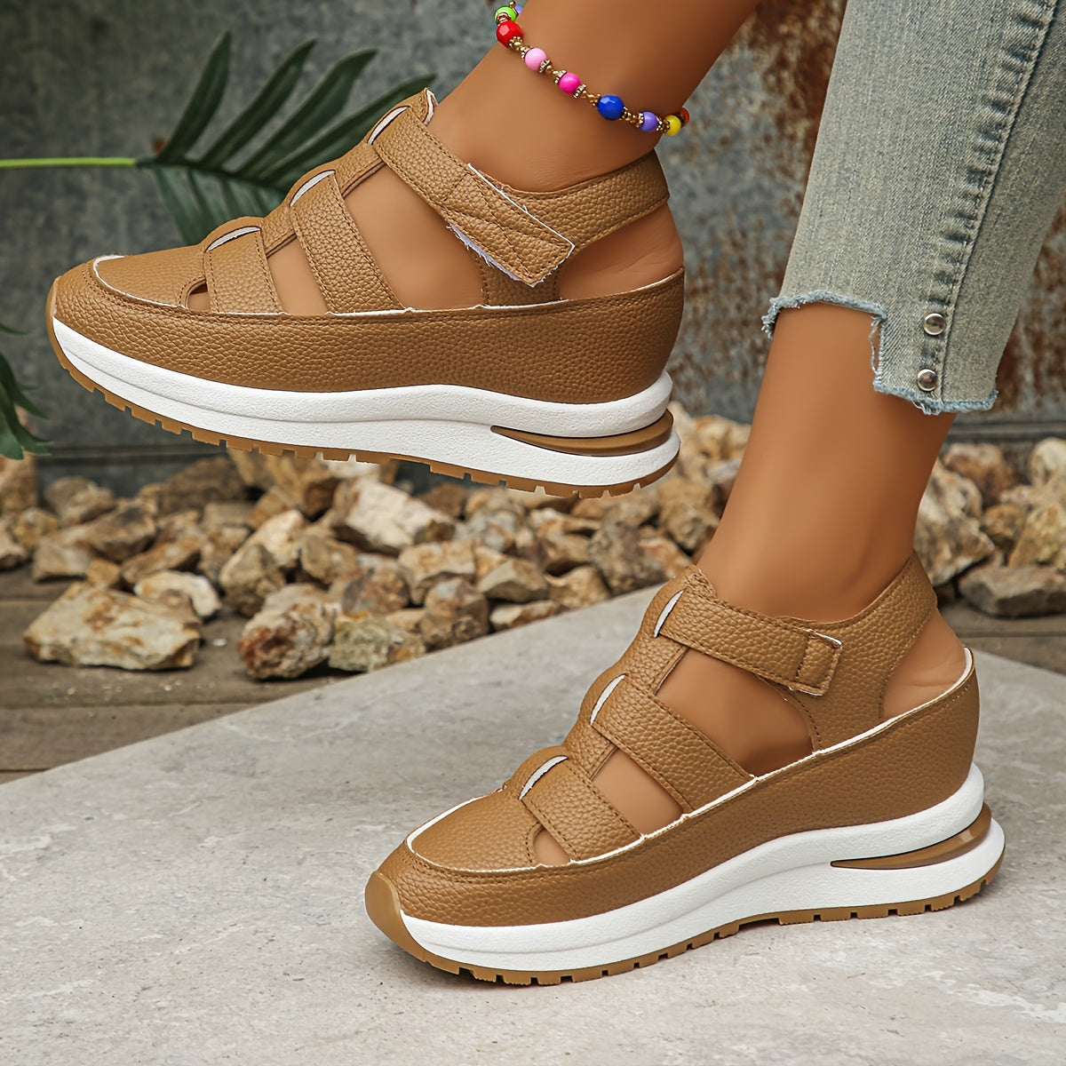 Dames Platform Sandalen Comfortabele Pasvorm