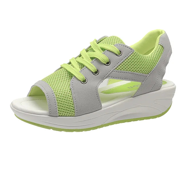 Zandalen Peep Toe Zomer Comfortabel Plat