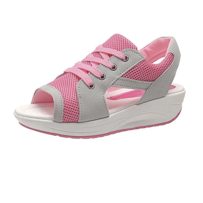 Zandalen Peep Toe Zomer Comfortabel Plat