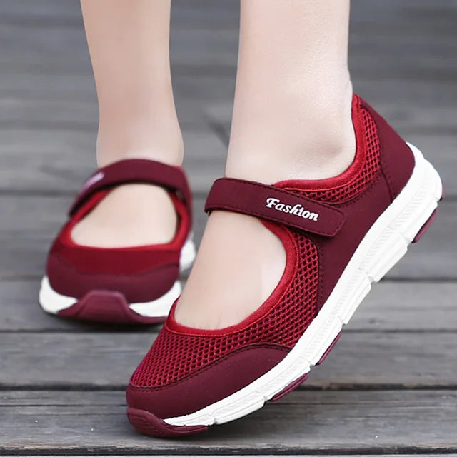 Lichte Zomerflats Mary Jane Comfortabel Dameschoenen