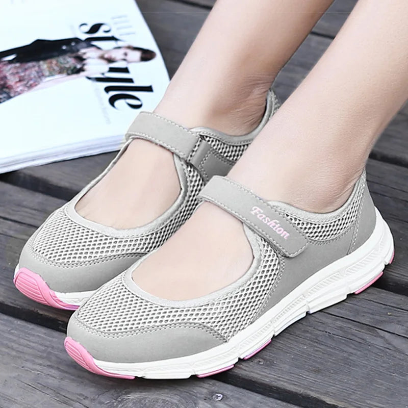 Lichte Zomerflats Mary Jane Comfortabel Dameschoenen