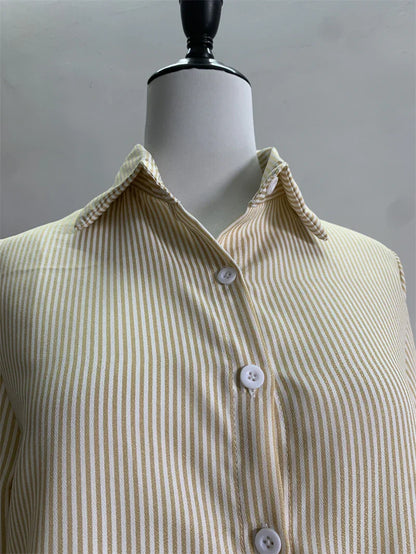 Dames Blouse Gestreept Zomerjurk Stijl