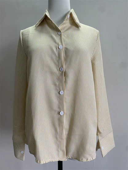 Dames Blouse Gestreept Zomerjurk Stijl