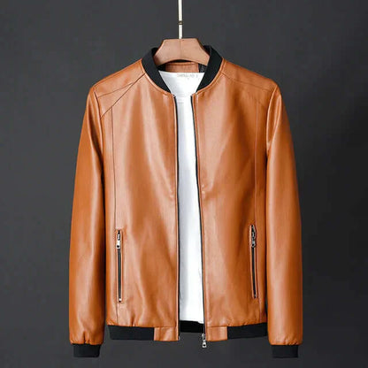 Heren Imitatieleer Jas Warm en Waterdicht voor Winter