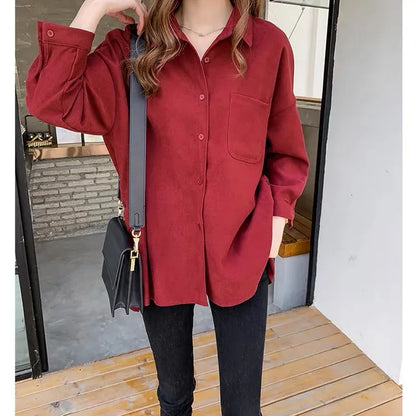 Plus Size Blouse met Elegant Design Rond Hals