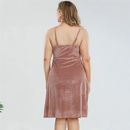 Ribgebreide Nachthemd voor Vrouwen Comfortabel en Zacht