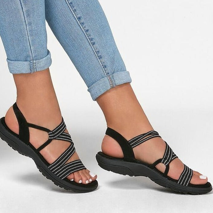 Dames Sandalen met Kruisband Zomer Sandalen Elegante Stijl