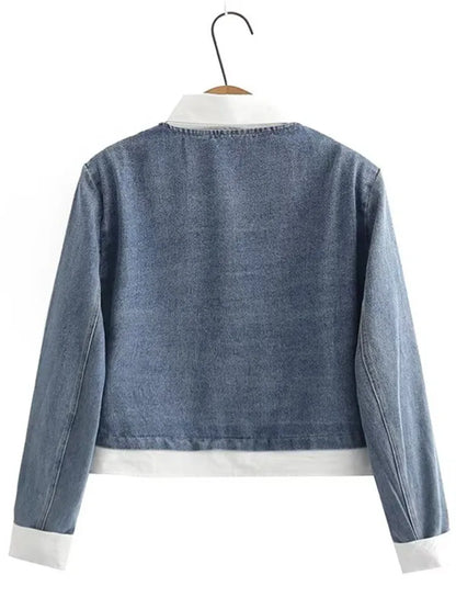 Plus Size Denim Set voor Vrouwen Gegarandeerd Comfort
