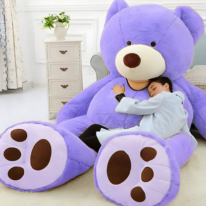 Grote Knuffelbeer Hoes | Zachte Pluche Teddybeer | Aanpasbare Vulling | Kinderen & Volwassenen