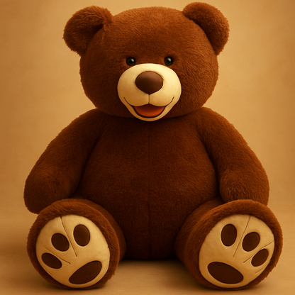Grote Knuffelbeer Hoes | Zachte Pluche Teddybeer | Aanpasbare Vulling | Kinderen & Volwassenen