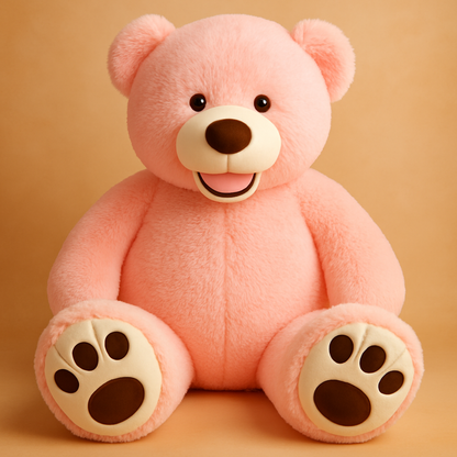 Grote Knuffelbeer Hoes | Zachte Pluche Teddybeer | Aanpasbare Vulling | Kinderen & Volwassenen