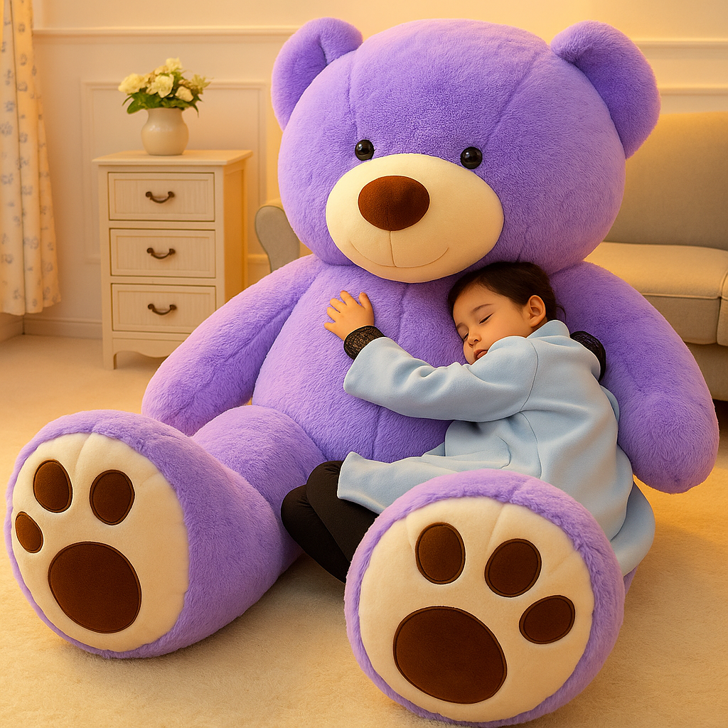 Grote Knuffelbeer Hoes | Zachte Pluche Teddybeer | Aanpasbare Vulling | Kinderen & Volwassenen