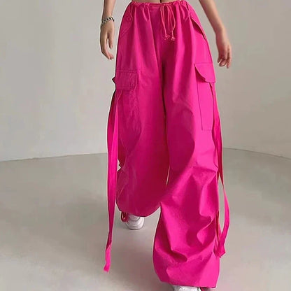 Retro Overalls Wijde Losse Fit Vintage Stijl