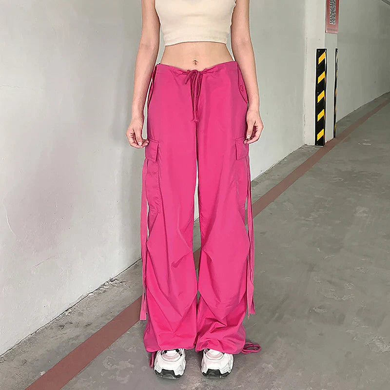 Retro Overalls Wijde Losse Fit Vintage Stijl