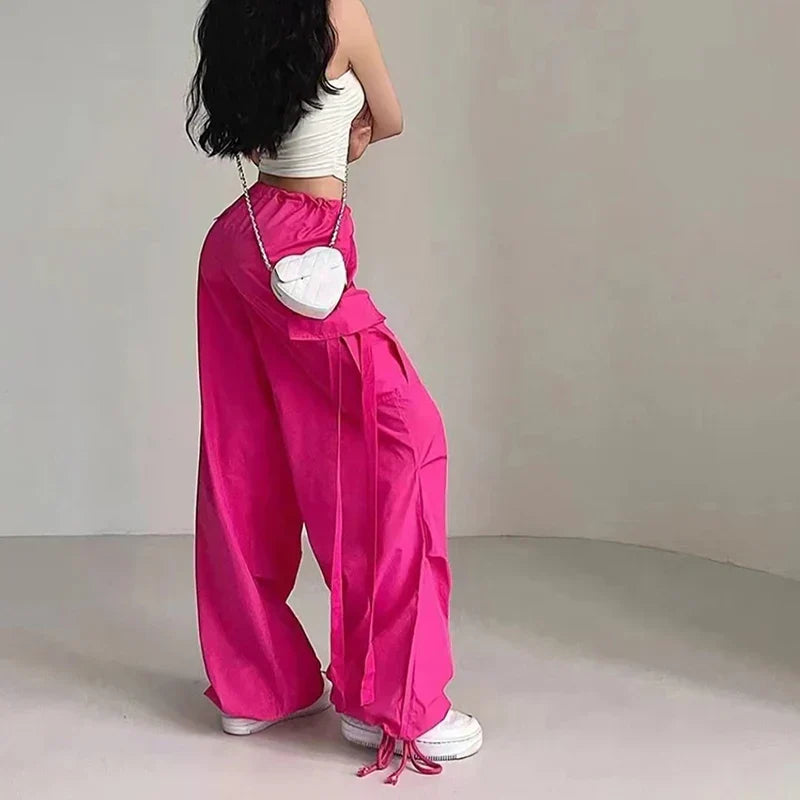 Retro Overalls Wijde Losse Fit Vintage Stijl