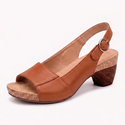 Dames Platformsandalen Ronde Neus Kunstleer Rubberen Zool Casual Comfort Schoenen Maat 36-43