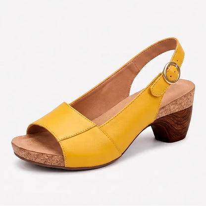 Dames Platformsandalen Ronde Neus Kunstleer Rubberen Zool Casual Comfort Schoenen Maat 36-43