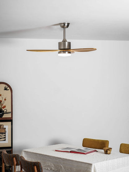 Plafondventilator met Geïntegreerde LED-verlichting – Dimmeerbaar & Verstelbaar – Stil & Energiebesparend