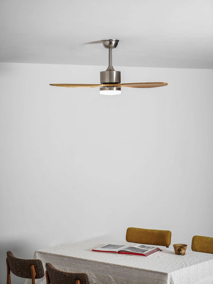 Plafondventilator met LED-Verlichting en Stille Motor – Dimbaar met Afstandsbediening voor Optimaal Comfort