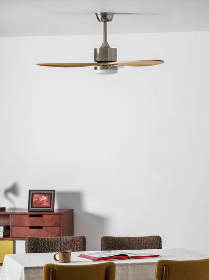 Plafondventilator met LED-Verlichting en Stille Motor – Dimbaar met Afstandsbediening voor Optimaal Comfort