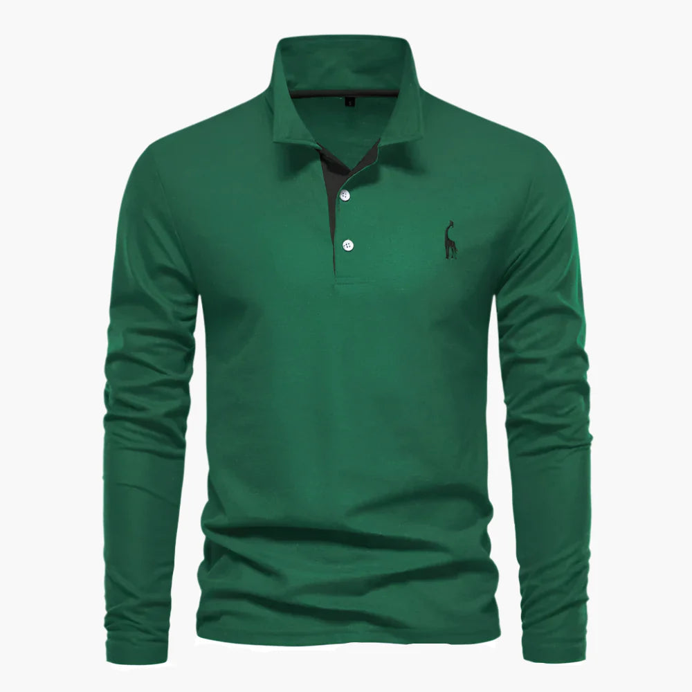 Polo Overhemd Heren | Contrasterend Accent & Strakke Kraaglijn
