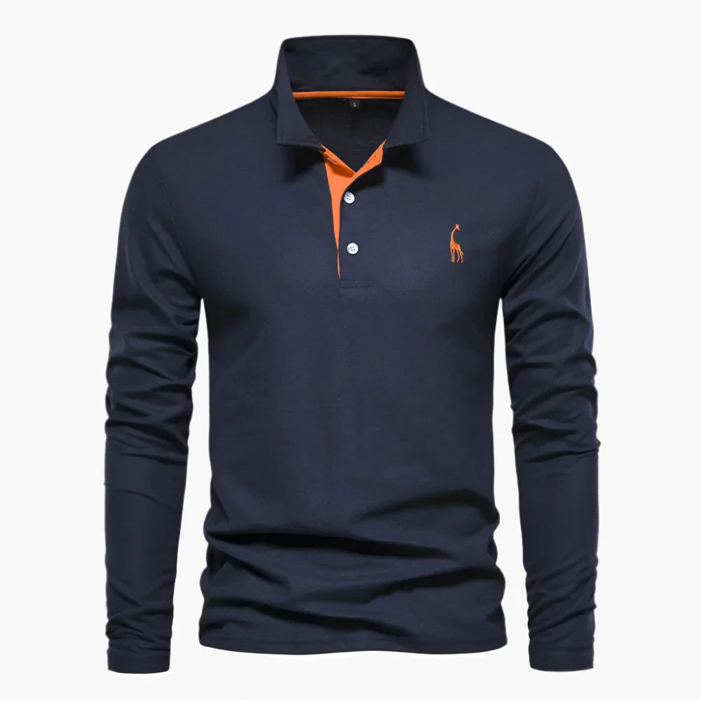Polo Overhemd Heren | Contrasterend Accent & Strakke Kraaglijn