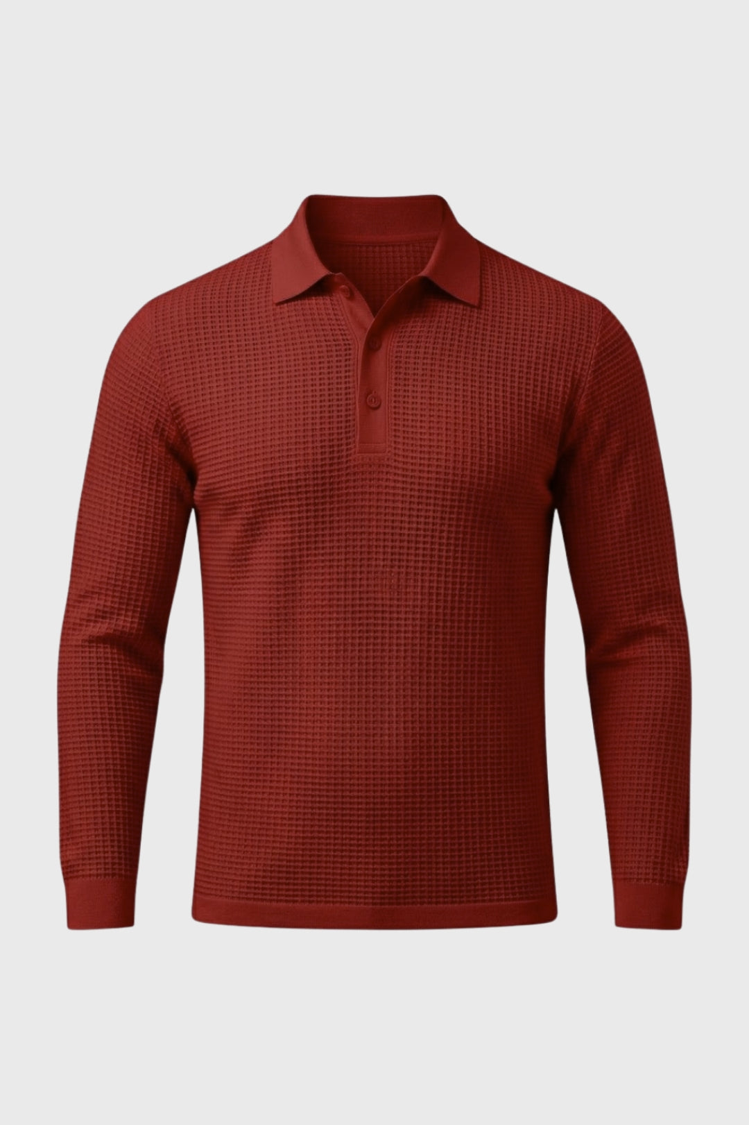 Polo Heren Lange Mouwen Gebreid Casual Kleding