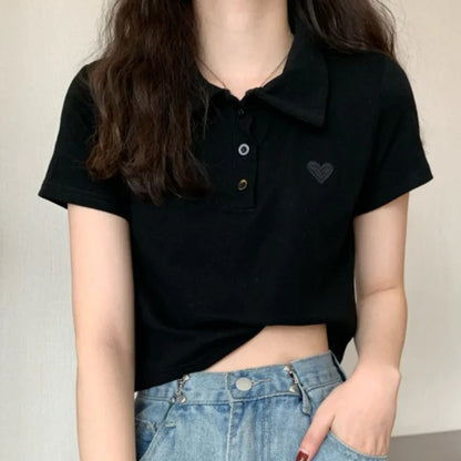 Luxe Polo Met Geborduurde Details Zomerse Stijl