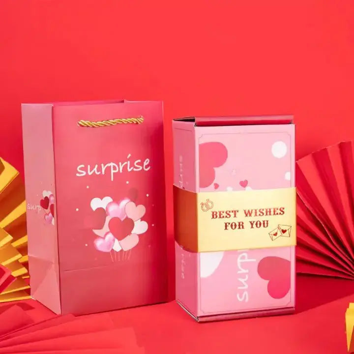Pop-up Verrassing Geschenkdoos met Springende Boxjes – Verrassingscadeau voor Verjaardag Jubileum Valentijn