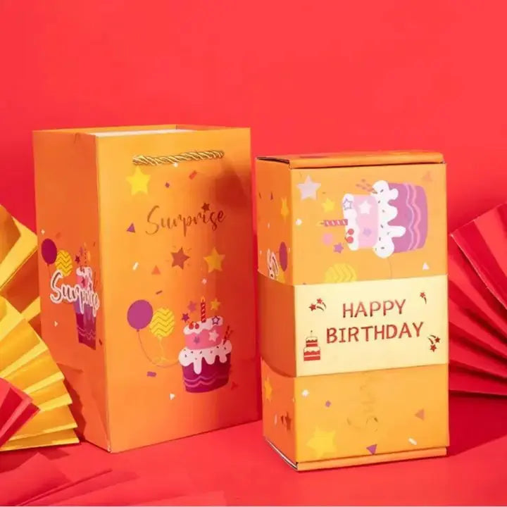 Pop-up Verrassing Geschenkdoos met Springende Boxjes – Verrassingscadeau voor Verjaardag Jubileum Valentijn
