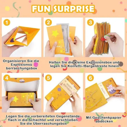 Pop-up Verrassing Geschenkdoos met Springende Boxjes – Verrassingscadeau voor Verjaardag Jubileum Valentijn