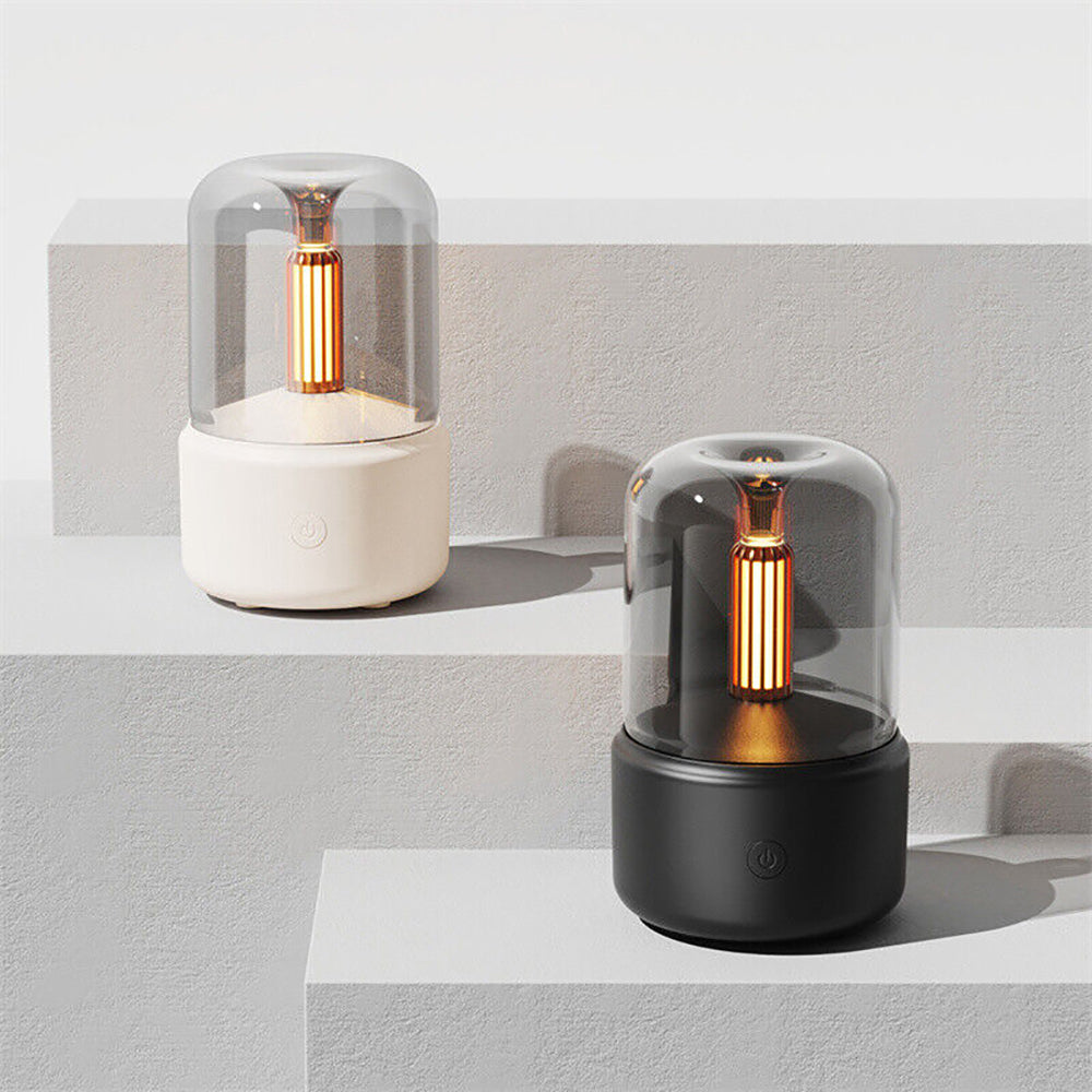 Luchtbevochtiger Ultrasoon Compact 120ml Met LED Verlichting Aroma Diffuser