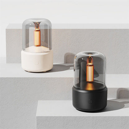 Luchtbevochtiger Ultrasoon Compact 120ml Met LED Verlichting Aroma Diffuser