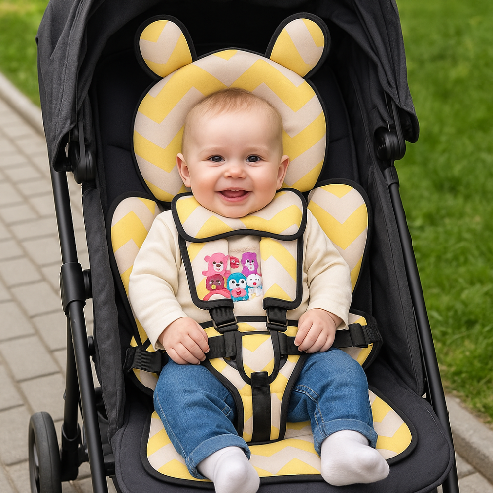 Draagbare Reisstoel met Veiligheidsgordel voor Baby's en Peuters | Vouwbaar & Lichtgewicht