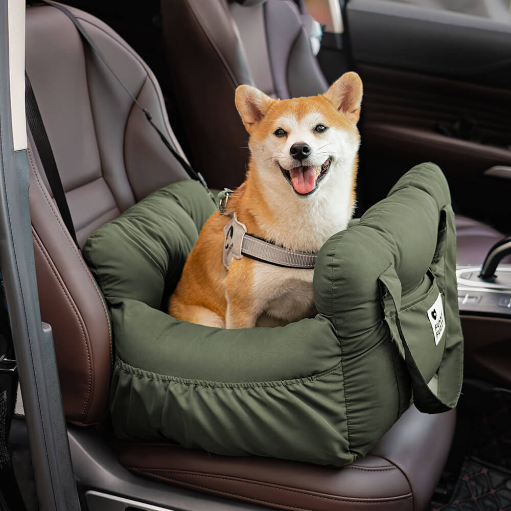 Hondenautostoel Draagbaar Reisbed Comfortabel Bolster Veilige Zetel voor Kleine Honden Katten Huisdieren