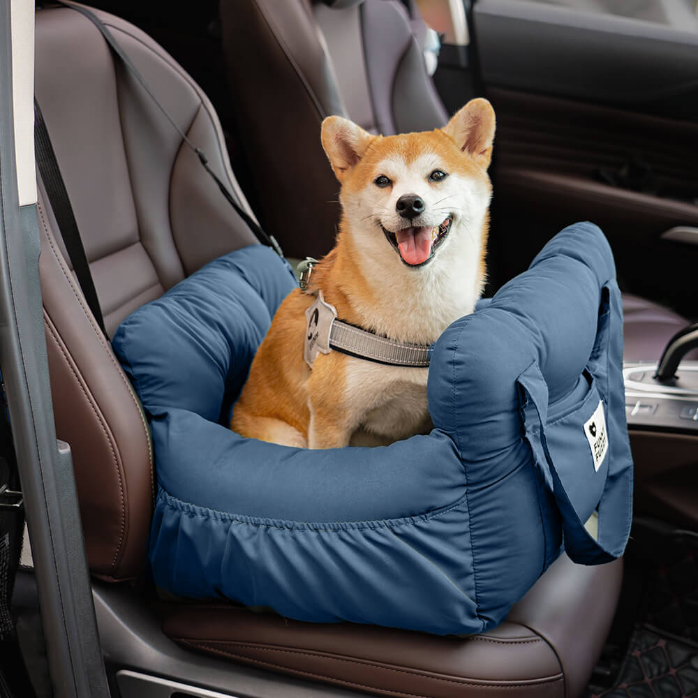Hondenautostoel Draagbaar Reisbed Comfortabel Bolster Veilige Zetel voor Kleine Honden Katten Huisdieren