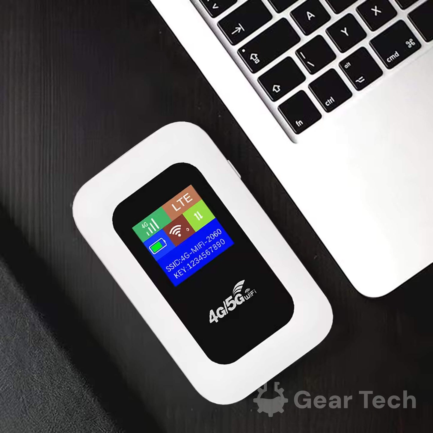 Draagbare 5G WiFi Router – Veilige Mobiele Internetverbinding voor Camper, Caravan en Reizen | 10 Apparaten | 150 Mbps