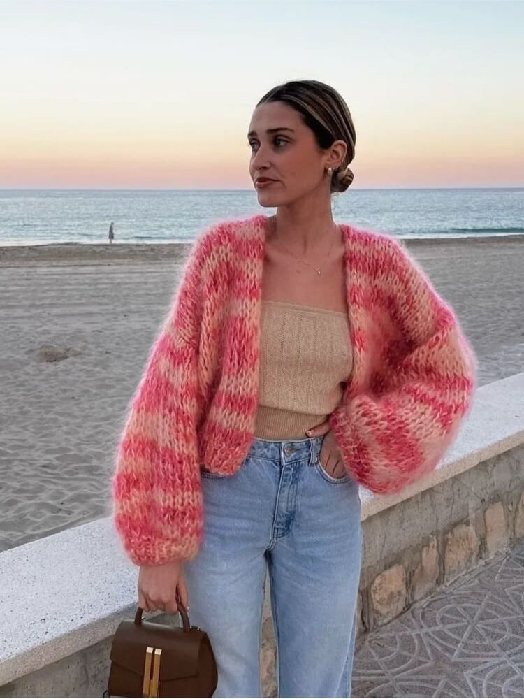 Priscilla | Cropped Trui met Kleurvlakken 2