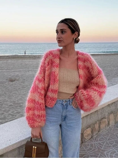 Priscilla | Cropped Trui met Kleurvlakken 2