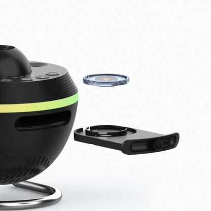 Sterrenprojector voor Slaapkamer LED Galaxy Projectorlamp met Timer Zwart/Wit