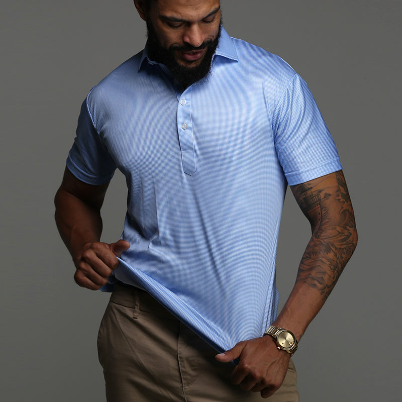 Mannen Poloshirt Korte Mouwen Rekbaar Slim Fit