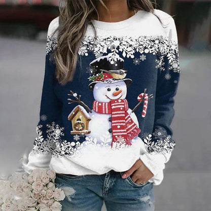 Mathis | Elegant Kersttrui met Sneeuwman